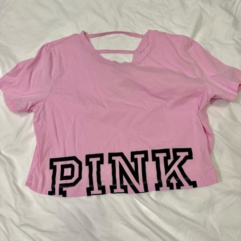 PINK CROP TOP